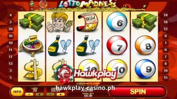 Slot Game Review ng :Lotto Madness 2 Hawkplay-Slot1