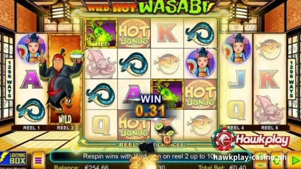 Slot Game Review ng :Wild Hot Wasabi 2 Hawkplay-Slot1