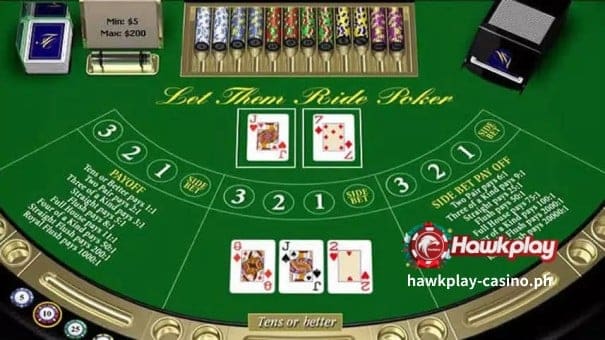 Let It Ride Poker paano laruin ang ? 2 Hawkplay Online Casino-Let it Ride Poker 1