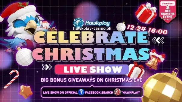 Hawkplay Crazy Christmas Live Show 1 Hawkplay Crazy Christmas Live Show, Manalo ng Malaking Gift Pack! !